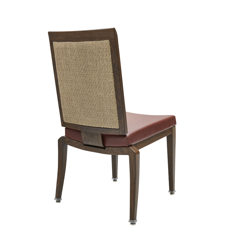Royal Appeal Modern Flex Back Yumeya YY6060-2 Aluminum Metal Wood Grain Chair