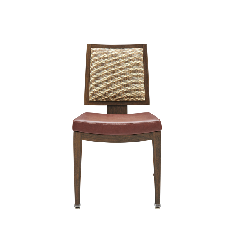 Elegant design metal wood grain flex back chair YY6075 Yumeya