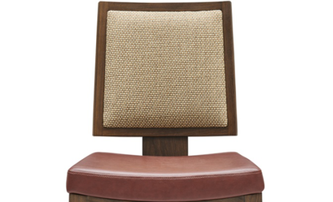 Elegant design metal wood grain flex back chair YY6075 Yumeya