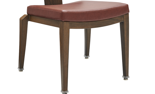 Elegant design metal wood grain flex back chair YY6075 Yumeya