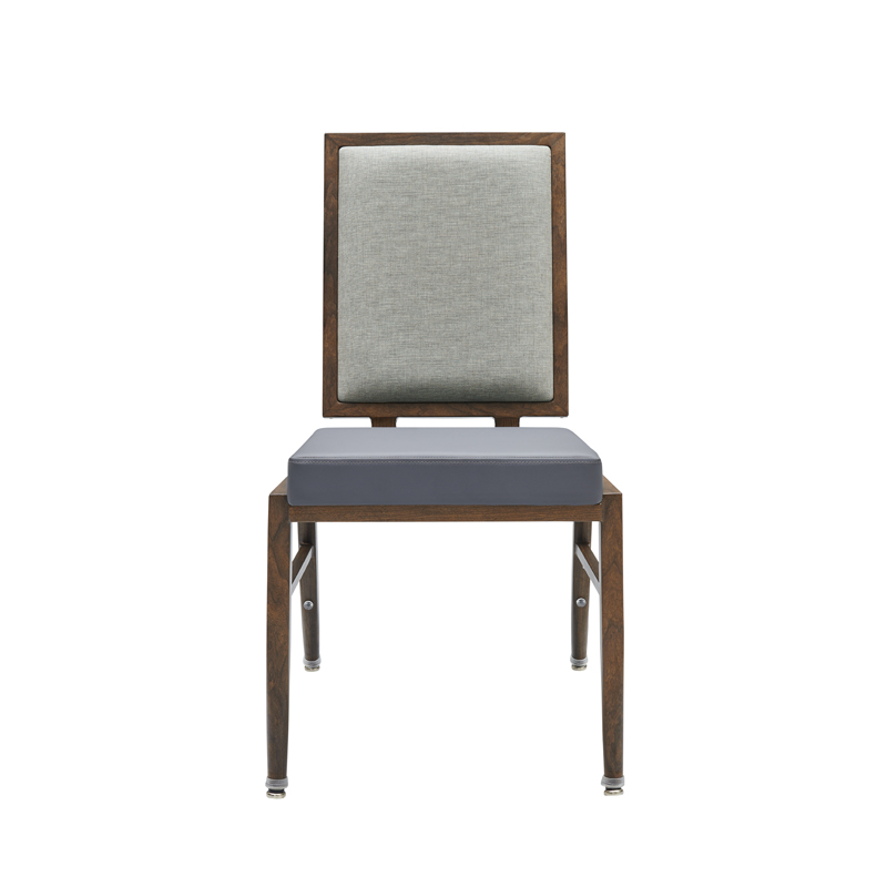 Modern Flex Back Aluminum Wood Grain Chair YY6122