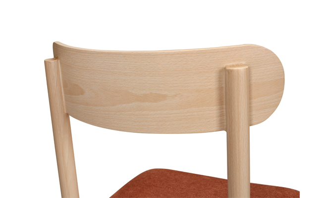 Modern and simple metal wood grain chair YG7167 Yumeya