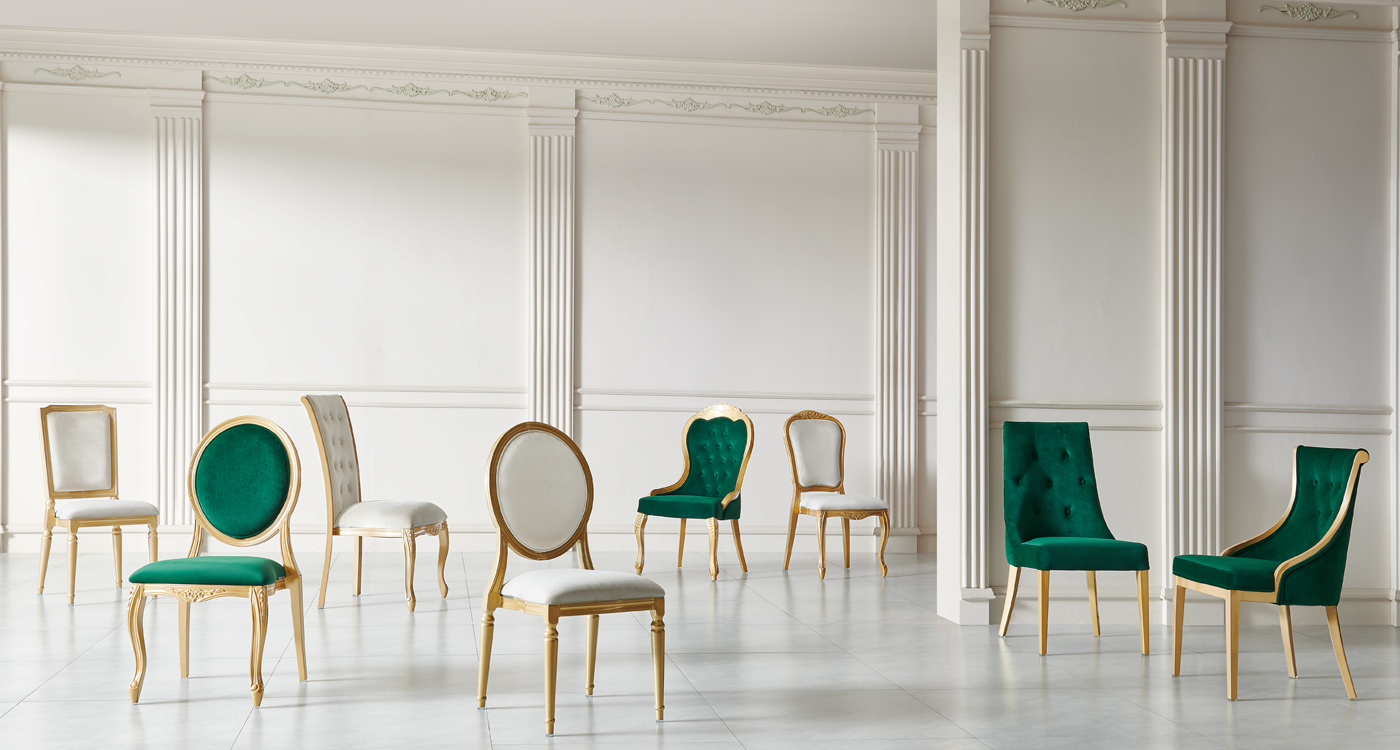 Graceful golden wedding events chair YL1222  Yumeya