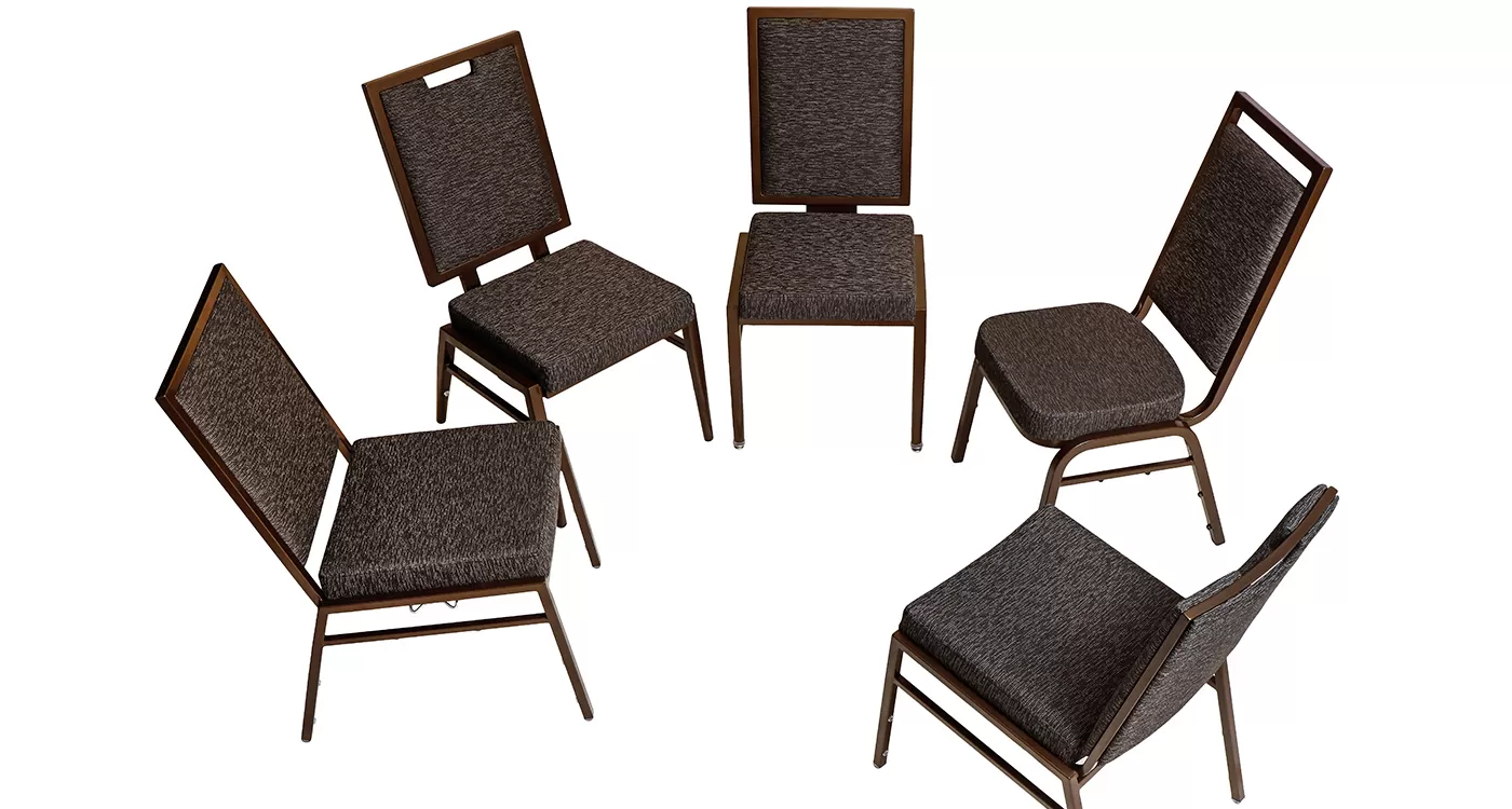Durable and aesthetically pleasing Aluminum Banquet Chairs YL1458 Yumeya