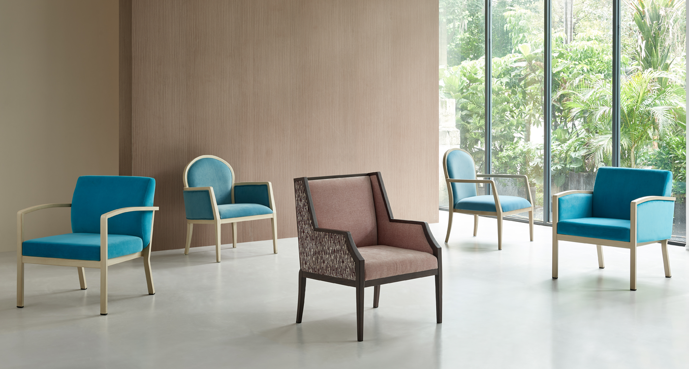 Elegant And Comfortable Hotel Guest Room Chairs YSF1059 Yumeya