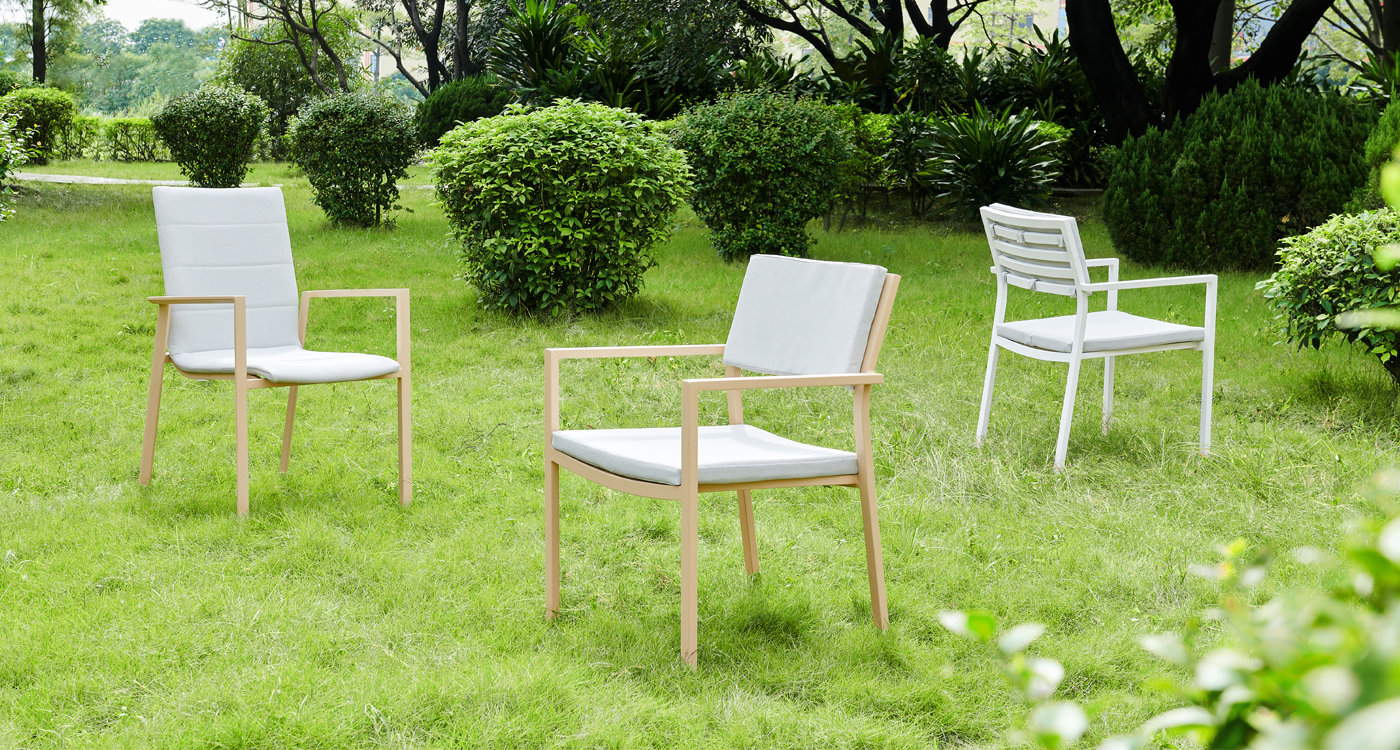 Designer And Comfortable Metal Outdoor Cafe Chairs YW5727H Yumeya