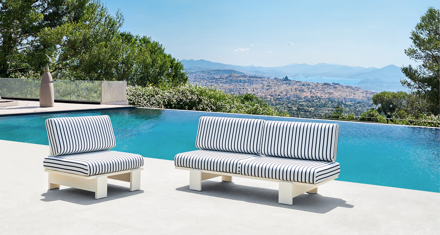 Luxury And Comfortable Outdoor Restaurant Sofa Bespoke YSF1122  Yumeya